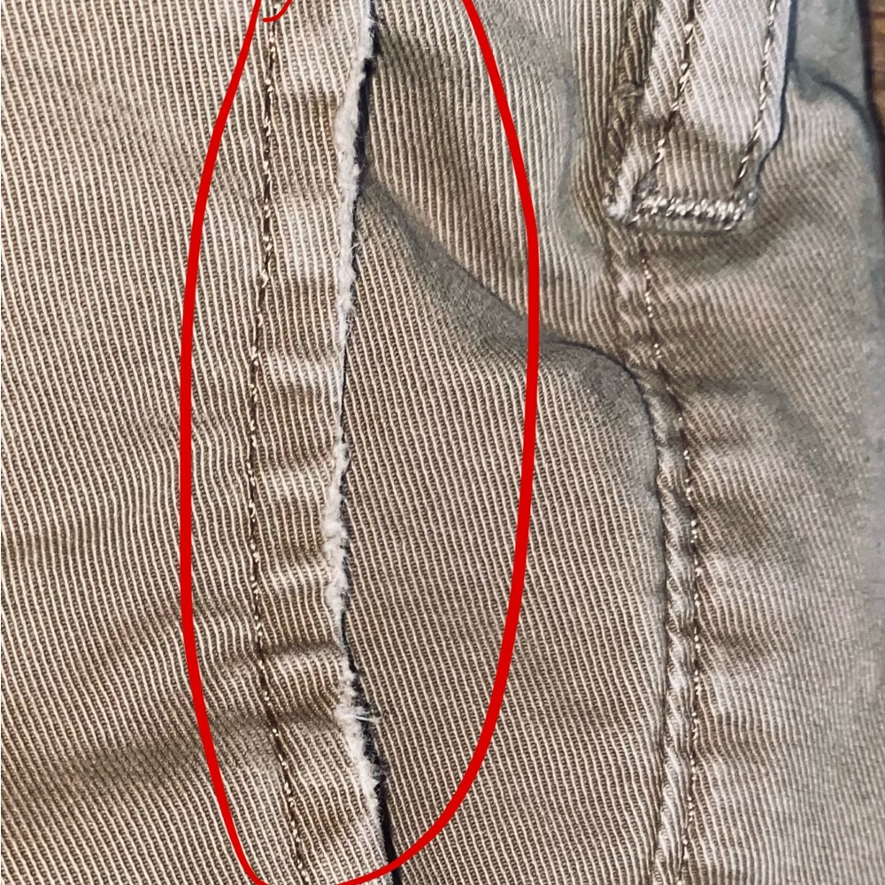 American Eagle Flex Khaki Pants Men's 30x32 Original Straight Beige Chinos - Picture 8 of 8
